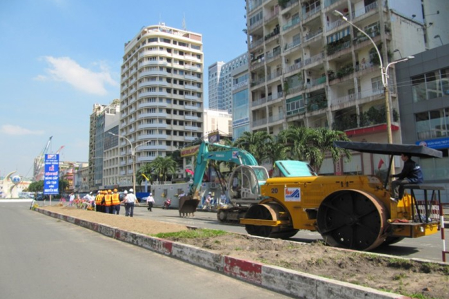 Lễ động thổ dự án nâng cấp cải tạo đường Nguyễn Huệ 3 7