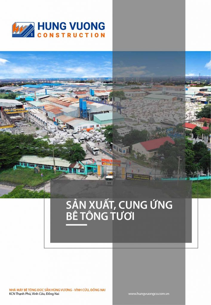Catalogue cống Hùng Vương Construction HV brochure betongtuoi 2023