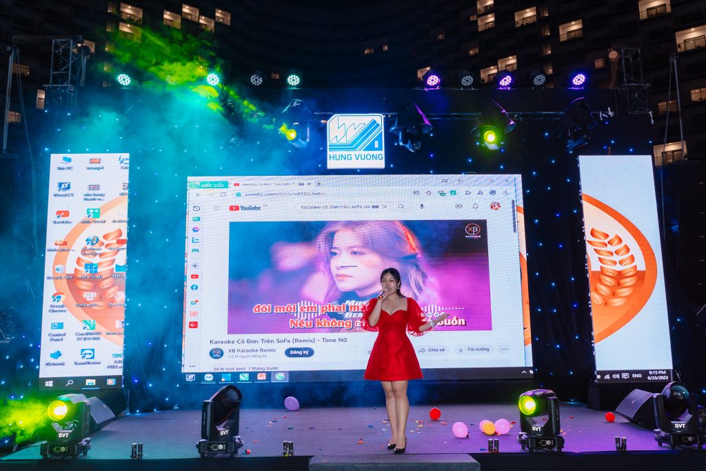 Hùng Vương Construction: Tăng nhiệt huyết và đoàn kết cùng chương trình Team building “Vượt sóng ra khơi – Vươn tầm cao mới” bieu dien7