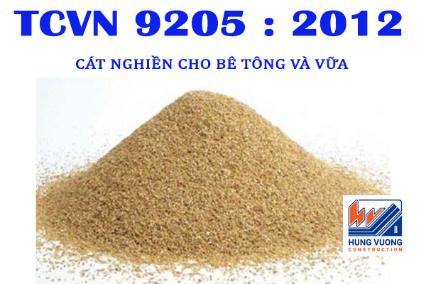 Quy trình và công nghệ sản xuất cát nhân tạo cho xây dựng tieu chuan tcvn 9205