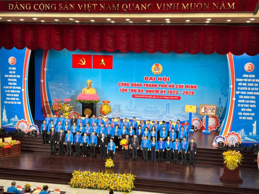 ĐẠI HỘI CÔNG ĐOÀN THÀNH PHỐ HỒ CHÍ MINH LẦN THỨ XII, NHIỆM KỲ 2023 - 2028 dai hoi cong doan tphcm lan thu xii nhiem ky 2023 2028 1