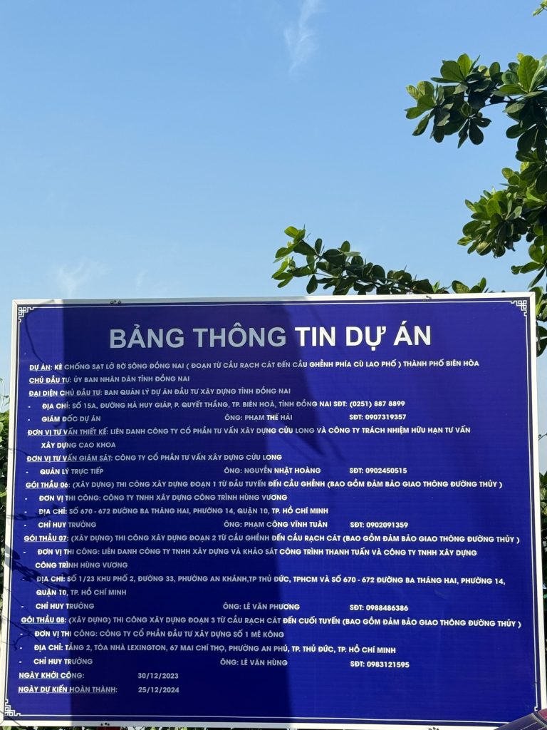 Khởi công dự án Kè chống sạt lở bờ sông Đồng Nai khoi cong du an ke chong sat lo bo song dong nai 6