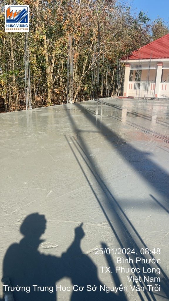Cung cấp bê tông tươi cho trường trung học cơ sở Phước Long be tong tuoi cho truong trung hoc co so phuoc long 4