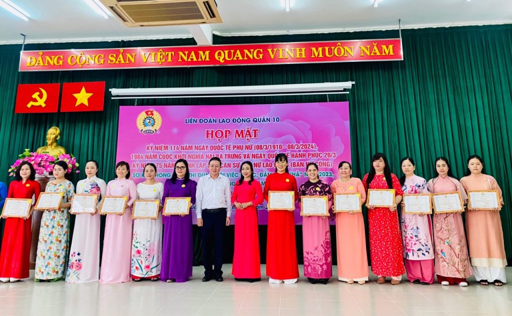 HỌP MẶT KỶ NIỆM 114 NĂM NGÀY QUỐC TẾ PHỤ NỮ, 1984 NĂM KHỞI NGHĨA HAI BÀ TRƯNG VÀ NGÀY QUỐC TẾ HẠNH PHÚC quoc te phu nu 2024