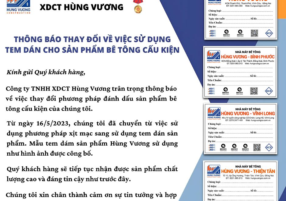THONG BAO THAY DOI CTHV