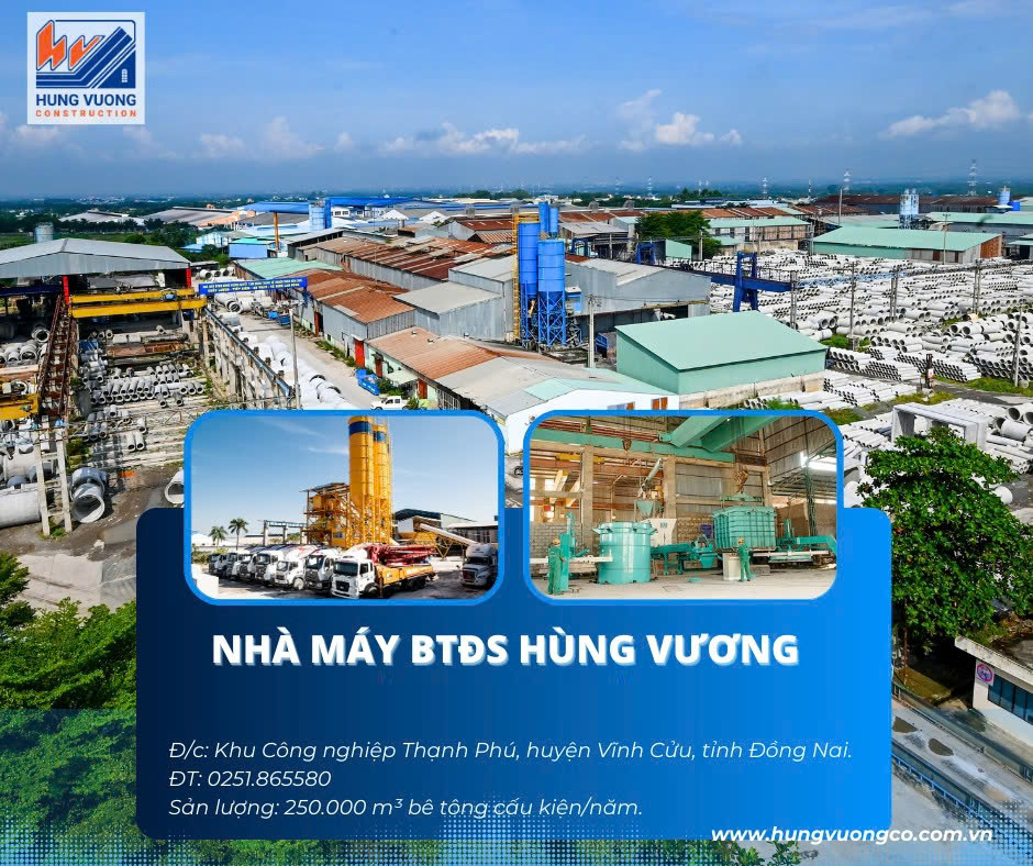 Hệ thống nhà máy sản xuất bê tông đúc sẵn he thong nha may 1