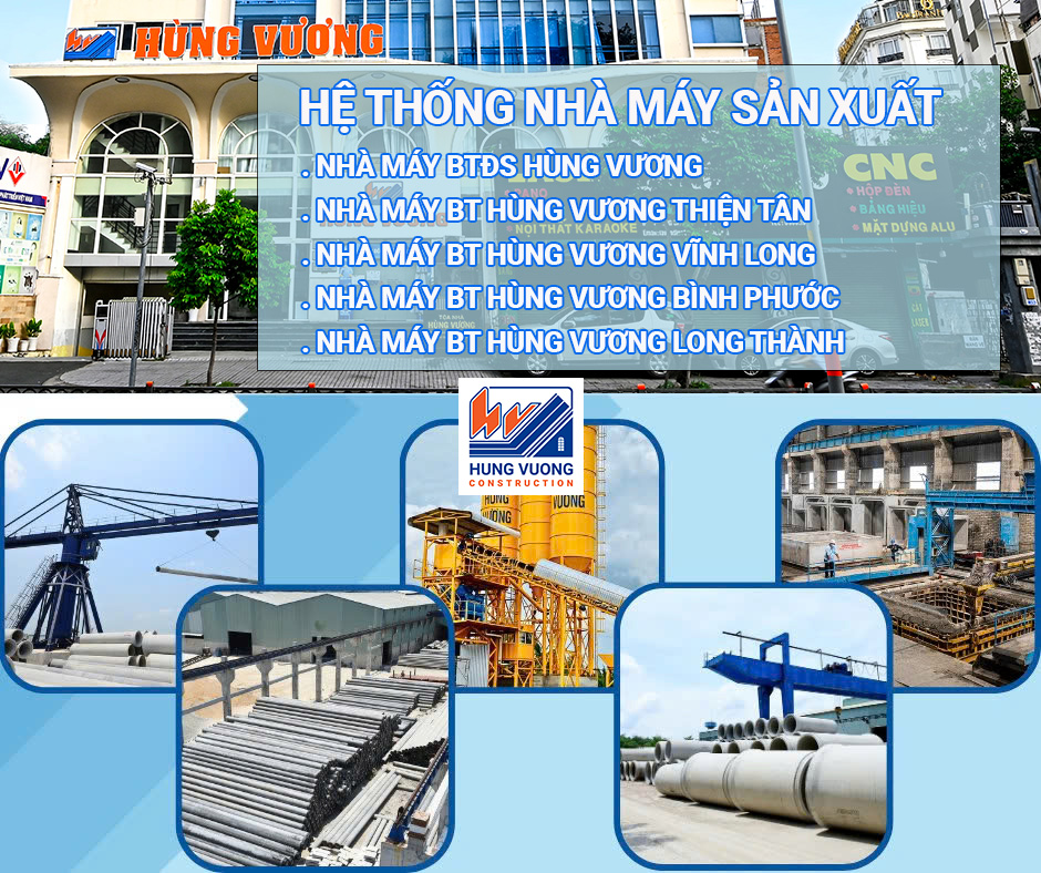 Hệ thống nhà máy sản xuất bê tông đúc sẵn he thong nha may