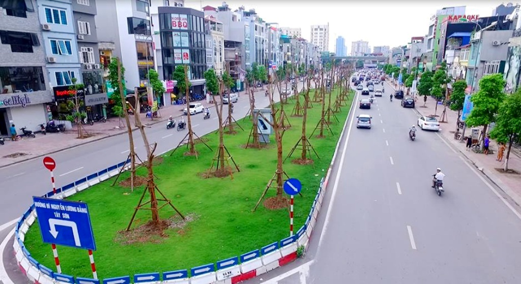 Dải phân cách là gì? Các loại dải phân cách hiện nay dai phan cach co dinh