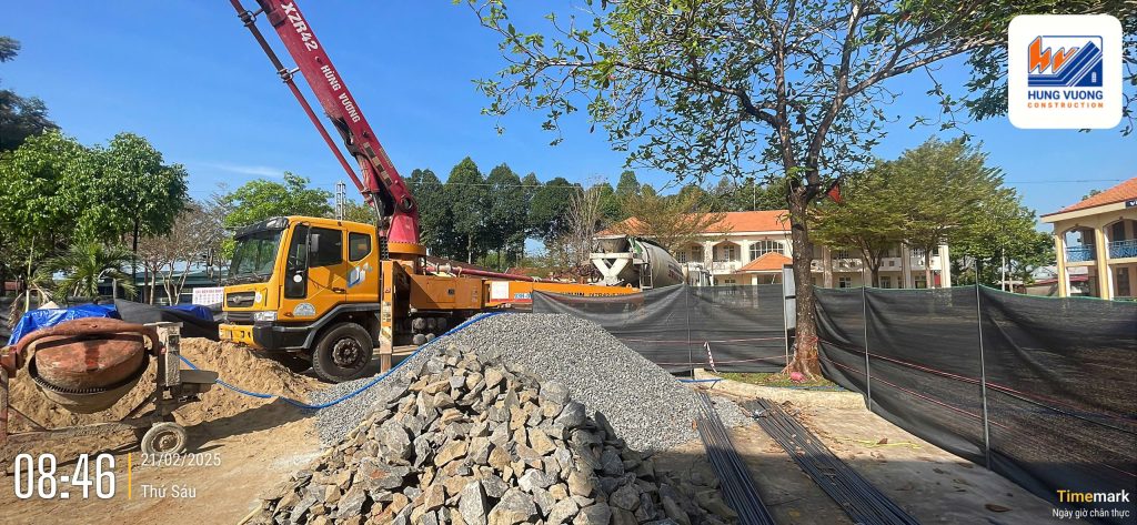 Cung cấp bê tông tươi cho dự án trường học Tại Bình Phước be tong tuoi 3