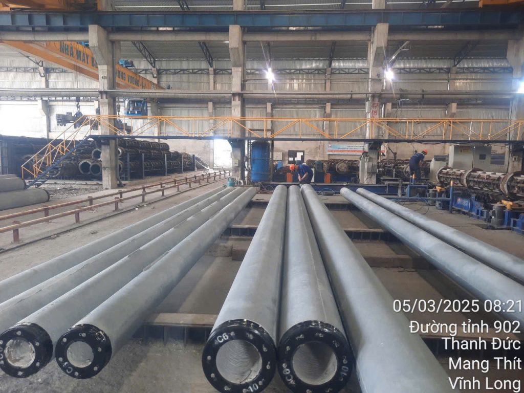 Cọc PHC 400 góp phần xây dựng Cụm Công Nghiệp Tân Lập coc phc 400 gop phan xay dung cum cong nghiep tan lap 1