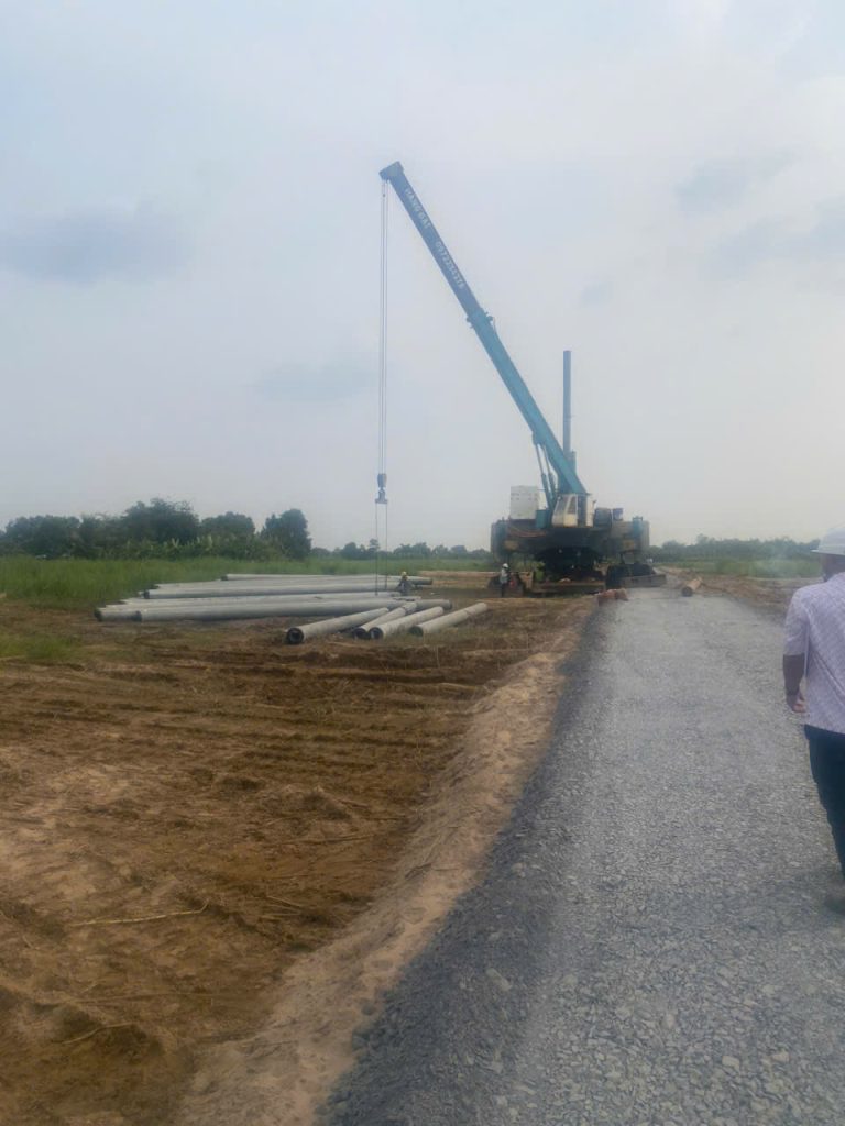 Cọc PHC 400 góp phần xây dựng Cụm Công Nghiệp Tân Lập coc phc 400 gop phan xay dung cum cong nghiep tan lap 3