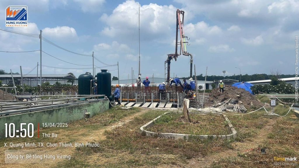 Cung ứng bê tông tươi cho công trình bể chứa nước tại Bình Phước cung ung be tong tuoi cho cong trinh be chua nuoc tai binh phuoc 1