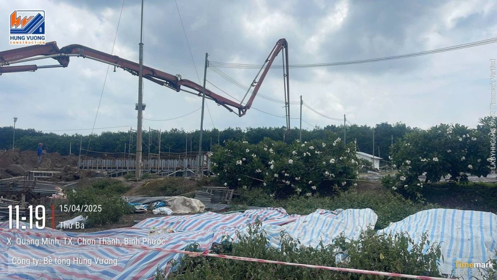 Cung ứng bê tông tươi cho công trình bể chứa nước tại Bình Phước cung ung be tong tuoi cho cong trinh be chua nuoc tai binh phuoc 4