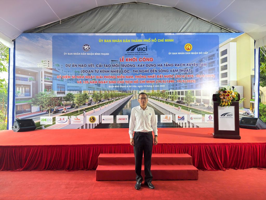 Tham gia lễ khởi công dự án cải tạo rạch Xuyên Tâm, TP.HCM du an rach xuyen tam tp ho chi minh 3