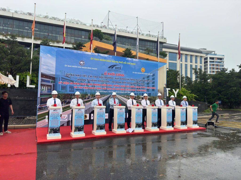 Tham gia lễ khởi công dự án cải tạo rạch Xuyên Tâm, TP.HCM du an rach xuyen tam tp ho chi minh 6