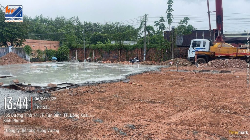 Cung cấp bê tông tươi cho dự án nhà kho tại Tân Bình, Đồng Xoài cung cap be tong tuoi cho du an nha kho tai tan binh dong xoai 7