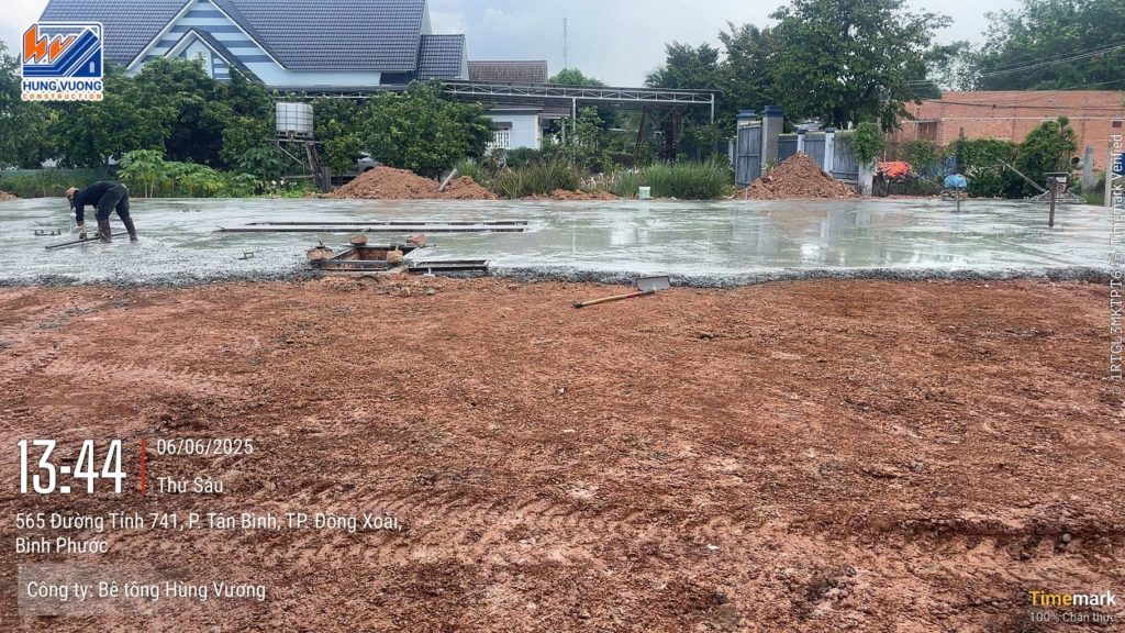 Cung cấp bê tông tươi cho dự án nhà kho tại Tân Bình, Đồng Xoài cung cap be tong tuoi cho du an nha kho tai tan binh dong xoai 8
