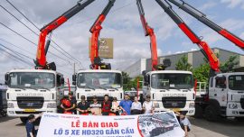 cong ty tien phong vinh cuu tiep nhan lo 5 xe hyundai gan cau 1