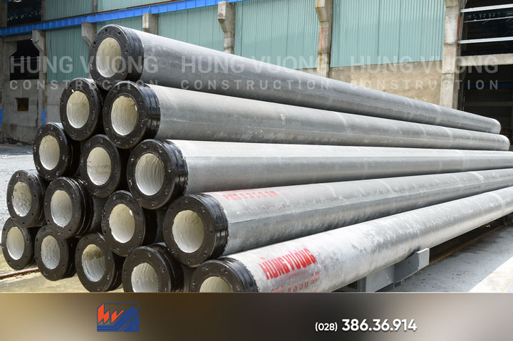 Cọc bê tông ly tâm dự ứng lực: Giải pháp nền móng bền vững So sánh cọc bê tông ly tâm và cọc bê tông thường