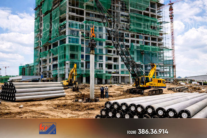 Cọc bê tông ly tâm dự ứng lực: Giải pháp nền móng bền vững Cọc ly tâm dự ứng lực trong công trình nhà cao tầng