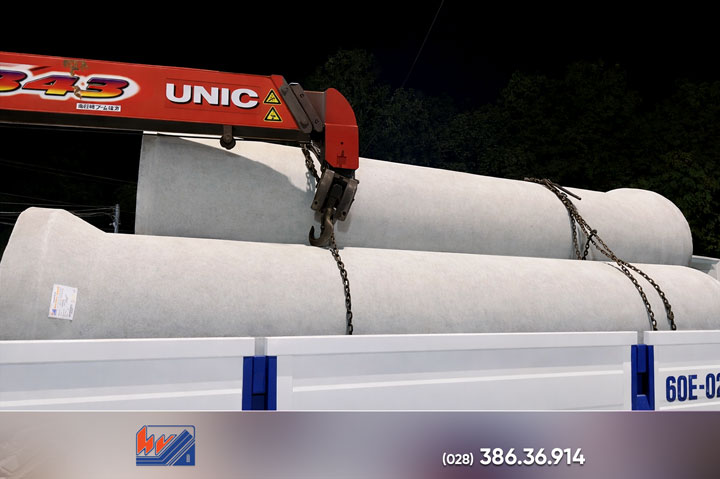 CỐNG TRÒN D300 ĐẾN KCN SÔNG MÂY cong tron d300 den kcn song may 4