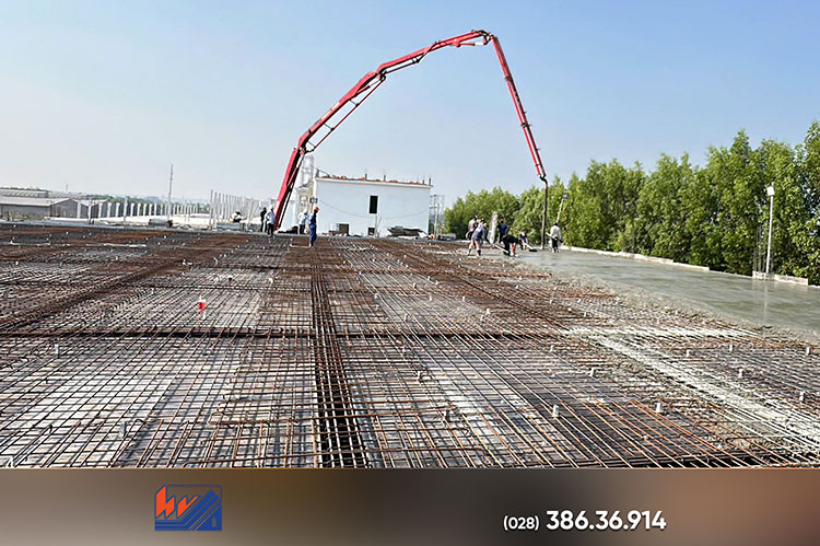 ĐẢM BẢO TIẾN ĐỘ CUNG ỨNG 280M³ BÊ TÔNG TẠI KCN ĐỒNG XOÀI 3 dam bao tien do cung ung 280m³ be tong tai kcn dong xoai 3 5