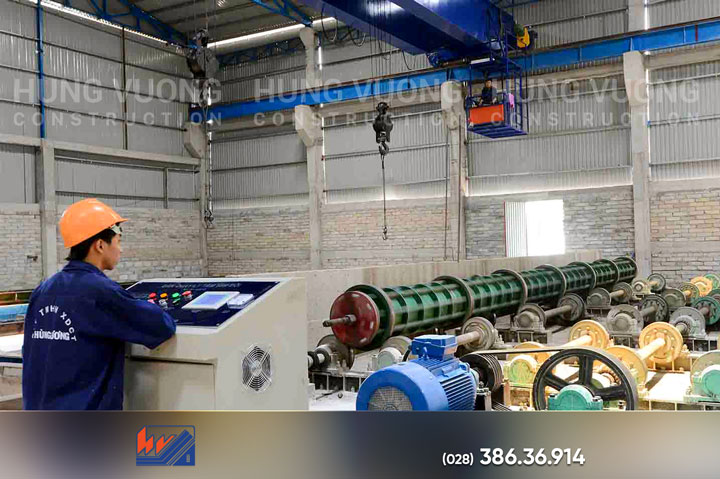 Cọc bê tông ly tâm dự ứng lực: Giải pháp nền móng bền vững Máy quay ly tâm sản xuất cọc bê tông