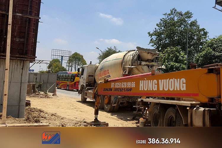 TRIỂN KHAI CUNG ỨNG BÊ TÔNG TƯƠI CHO HẠNG MỤC THÂN TRỤ TẠI VÒNG XOAY QUỐC LỘ 51 nhat ky giao hang trien khai cung ung be tong tuoi cho hang muc than tru tai vong xoay quoc lo 51 5