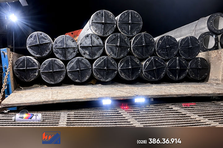 CHUYẾN XE CỌC PHC A500 tu nha may den cong truong chuyen xe coc phc a500 3