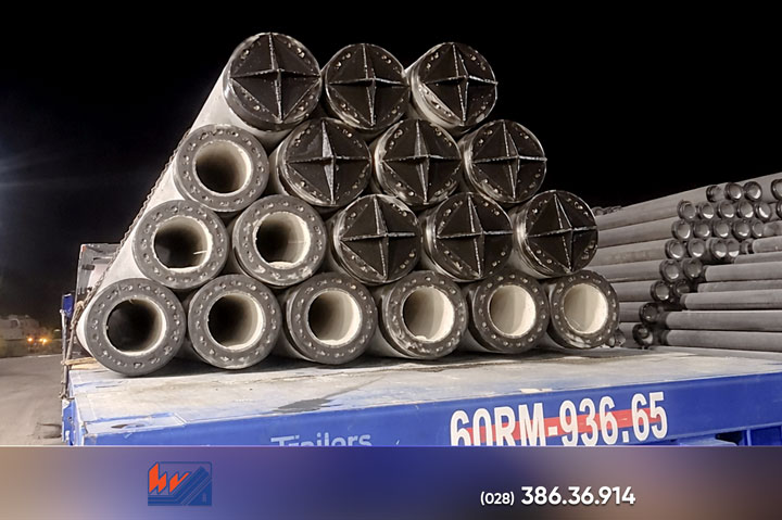 CHUYẾN XE CỌC PHC A500 tu nha may den cong truong chuyen xe coc phc a500 4