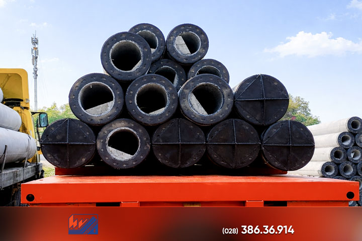 CHUYẾN XE CỌC PHC A500 tu nha may den cong truong chuyen xe coc phc a500 5