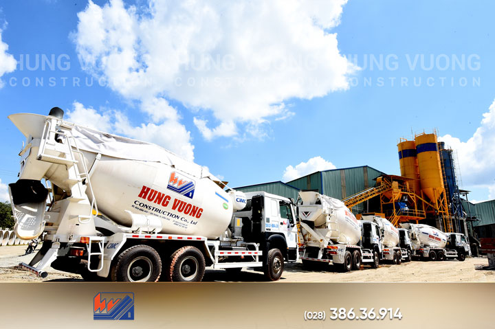 Bê tông tươi: Giải pháp xây dựng bền vững 2026 xe trộn bê tông tươi tại công trình