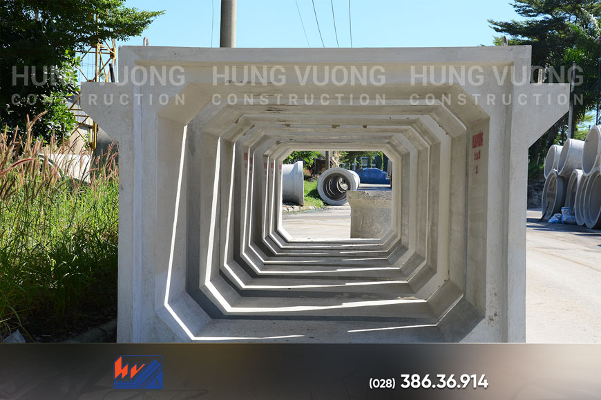 Cống Hộp 2000x2000 BTCT Đúc Sẵn Chịu Tải Cao Cống hộp 2000x2000 tại dự án hạ tầng