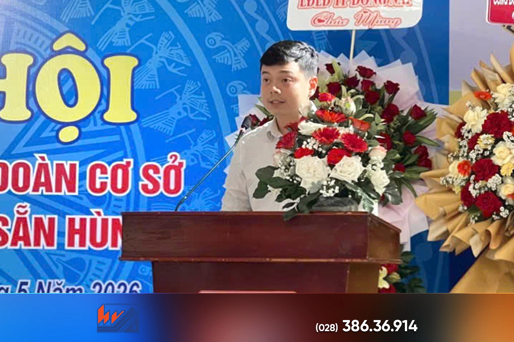 ĐẠI HỘI THÀNH LẬP CÔNG ĐOÀN CƠ SỞ NHÀ MÁY BÊ TÔNG ĐÚC SẴN HÙNG VƯƠNG dai hoi thanh lap cong doan co so nha may be tong duc san hung vuong5