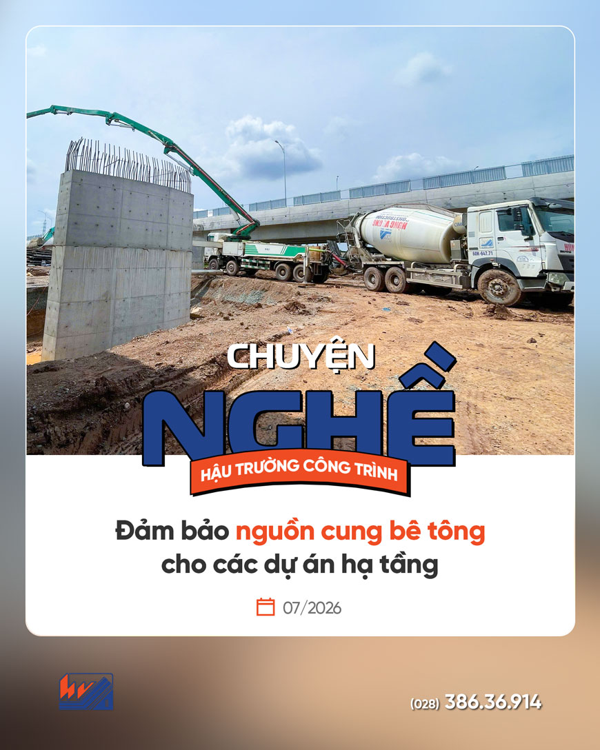 ĐẢM BẢO NGUỒN CUNG BÊ TÔNG CHO CÁC DỰ ÁN HẠ TẦNG dam bao nguon cung be tong cho cac du an ha tang1