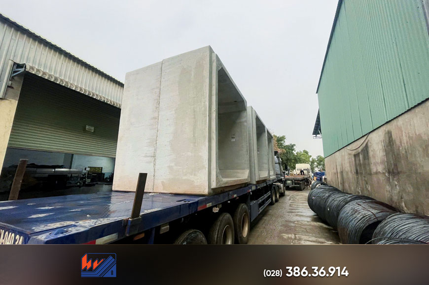 VẬN CHUYỂN CẤU KIỆN CỐNG HỘP CHO HẠ TẦNG KCN PHƯỚC ĐÔNG, TÂY NINH van chuyen cau kien cong hop cho ha tang kcn phuoc dong tay ninh1