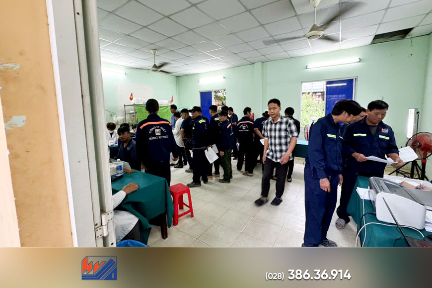 Khám sức khỏe định kỳ cho người lao động tại Nhà máy bê tông Hùng Vương - Thiện Tân kham suc khoe dinh ky cho nguoi lao dong tai nha may be tong hung vuong thien tan6