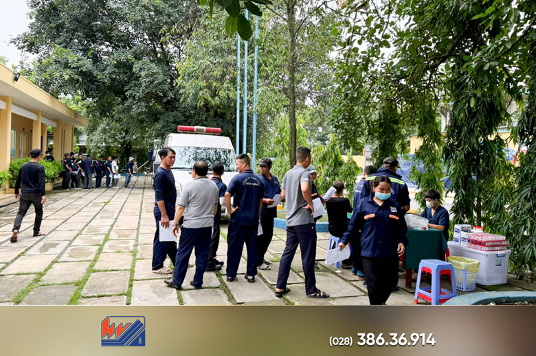 Khám sức khỏe định kỳ cho người lao động tại Nhà máy bê tông Hùng Vương - Thiện Tân kham suc khoe dinh ky cho nguoi lao dong tai nha may be tong hung vuong thien tan7
