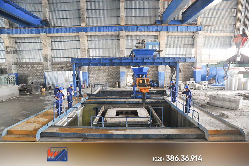 Cống Hộp 600x600 Cho Tuyến Thoát Nước nhà máy sản xuất cống hộp Hùng Vương