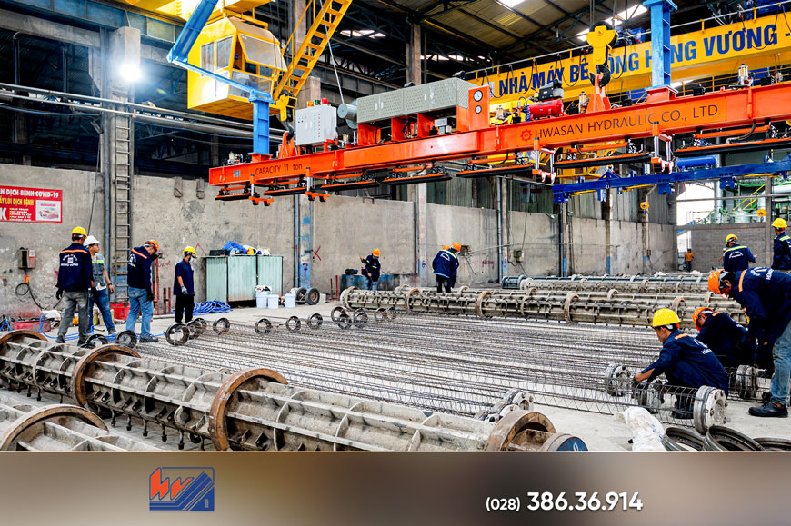 KHÁNH THÀNH XƯỞNG SẢN XUẤT CỌC DỰ ỨNG LỰC MỚI TẠI NHÀ MÁY HÙNG VƯƠNG THIỆN TÂN khanh thanh xuong san xuat coc du ung luc moi tai nha may hung vuong thien tan5