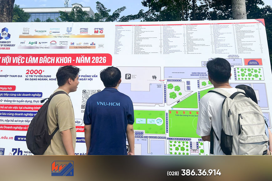 HÙNG VƯƠNG ĐỒNG HÀNH CÙNG NGÀY HỘI VIỆC LÀM BÁCH KHOA 2026 hung vuong dong hanh cung ngay hoi viec lam bach khoa 2026 8